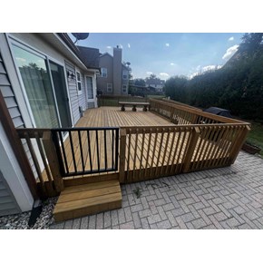 Ace Handyman Services Fox Valley Deck Refresh After