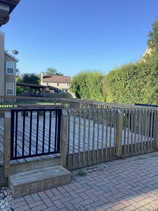 Ace Handyman Services Fox Valley Deck Refresh - Before