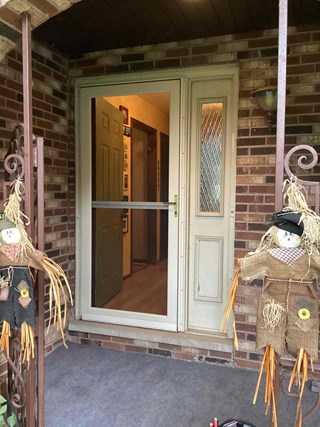 Ace Handyman Services Fox Valley Door Install - Before