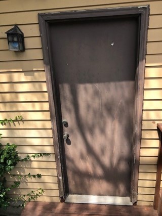 Ace Handyman Services Fox Valley Door Install - Before