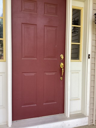 Ace Handyman Services Fox Valley Door Install - Before