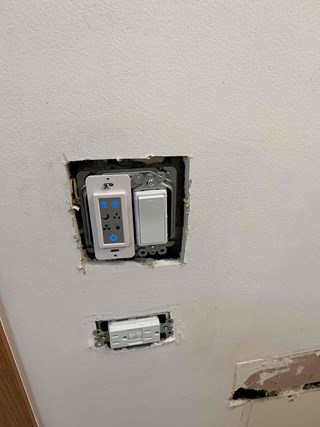 Bathroom Fan Outlet Installation in Warrenville, IL - After