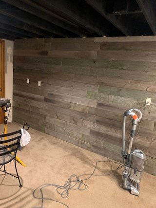 Shiplap Wall Installation in Seneca, IL - After