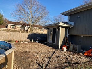 Concrete Patio Installation in Morris, IL - Before