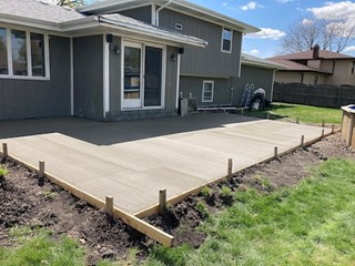 Concrete Patio Installation in Morris, IL - After