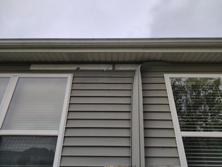 Siding Repair in Oswego, IL - Before