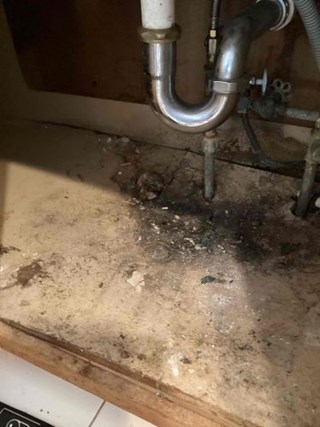 Under Cabinet Replacement in Evanston, IL - Before