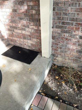 Handrail installation in Northbrook, IL - Before