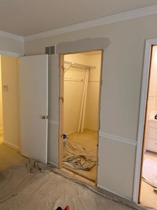 Drywall work in Northbrook, IL - Before