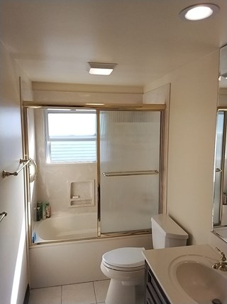 Bathroom Refresh and Wallpaper Removal in Buffalo Grove, IL - After