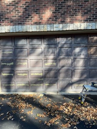 Garage Door Restoration in Riverwoods, IL - Before