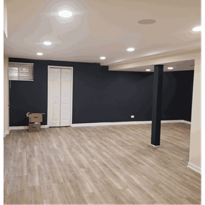 Basement Gut rehab Ace Handyman Services Project in Palatine, IL