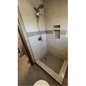 Walk-in shower renovation Ace Handyman Services Project in Palatine, IL