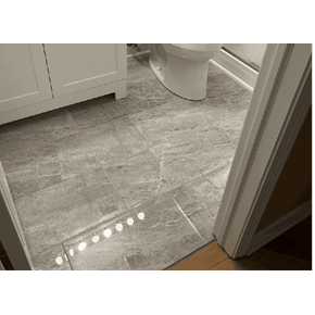 Bathroom Porcelain tile installation Ace Handyman Services Project in Palatine, IL