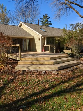 Wooden Deck Rebuild in Libertyville, IL 