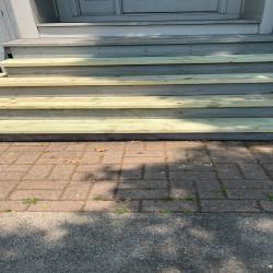 Front Entry Porch stairs redone in Mundelein After