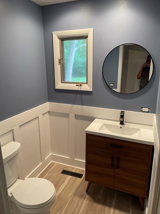 Powder Room Remodel in Barrington, IL