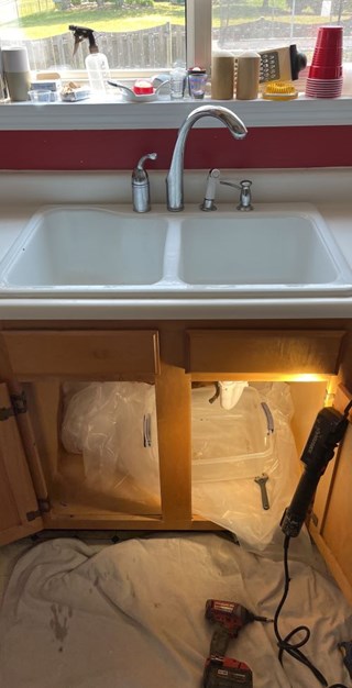 New Sink Installation Northbrook, IL before