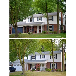 Exterior painting project in Bannockburn, IL 