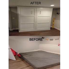 Murphy Bed installed in Mundelein IL 