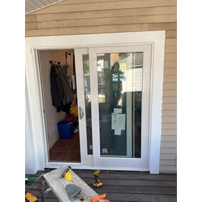 Rear patio door installed in Lake Forest IL 