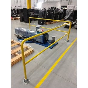 Ace Handyman Services of Lincoln Way anchored and installed guard rails