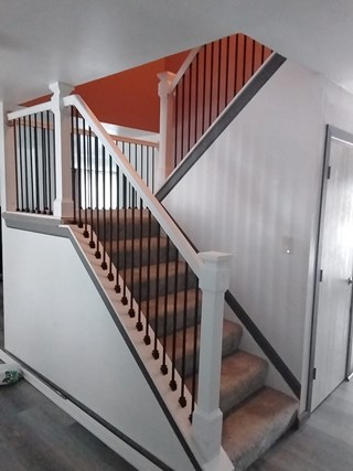Ace Handyman Services of Lincoln Way added banisters after