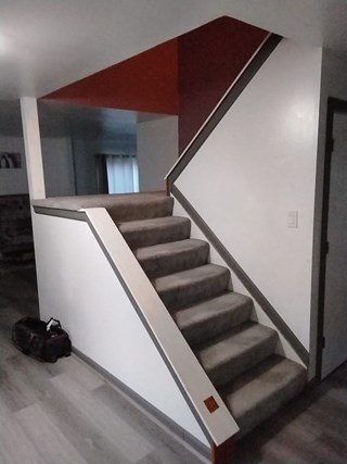 Ace Handyman Services of Lincoln Way added banisters before