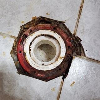 Toilet Reinforcement Before