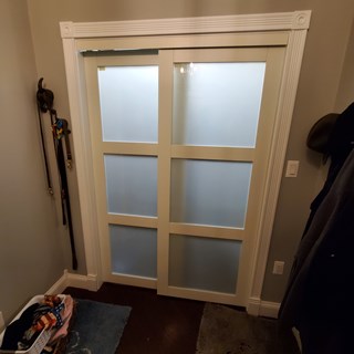 Closet with added doors