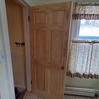 Door painting before