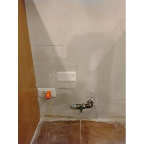 Ace Handyman Services of Lincoln Way moved outlet and gas line to accommodate new stove 