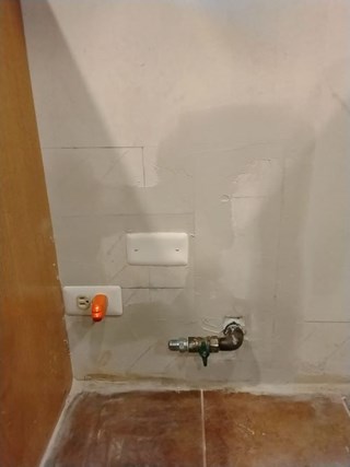 Ace Handyman Services of Lincoln Way moved outlet and gas line to accommodate new stove after