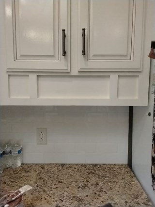 Ace Handyman Services of Lincoln Way removed a cabinet radio, replaced with wood and painted before
