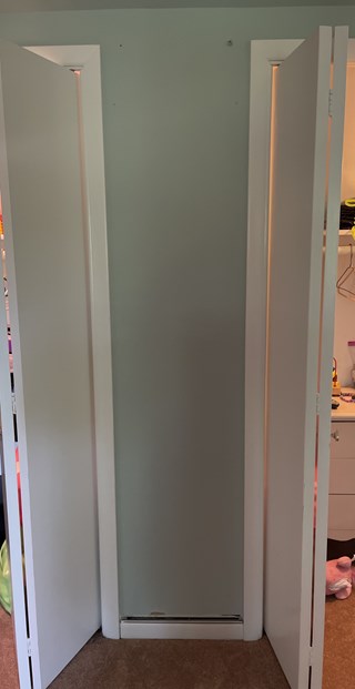 Ace Handyman Services of Lincoln Way hung a mirror before