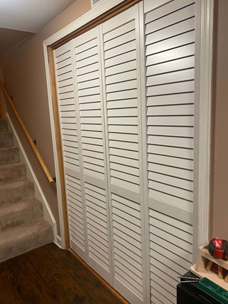 Ace Handyman Services of Lincoln Way replaced a bi-fold door after