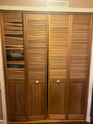 Ace Handyman Services of Lincoln Way replaced a bi-fold door before