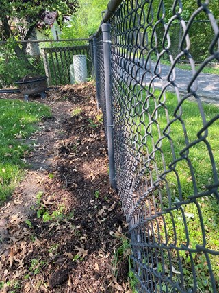 Ace Handyman Services repaired a chain link fence that was separating 