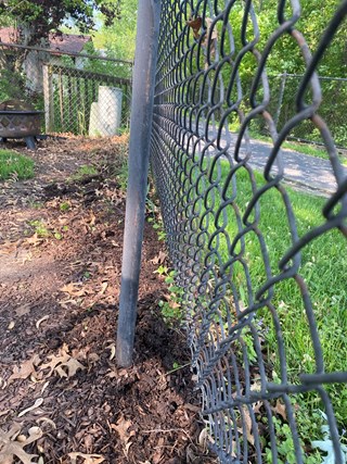 Ace Handyman Services repaired a chain link fence that was separating 