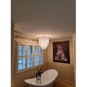 Ace Handyman Services of Lincoln Way installed a chandelier for a client in Frankfort