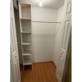 Ace Handyman Services of Lincoln Way installed a closet organizer