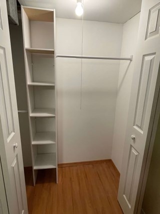 Ace Handyman Services of Lincoln Way installed a closet organizer after