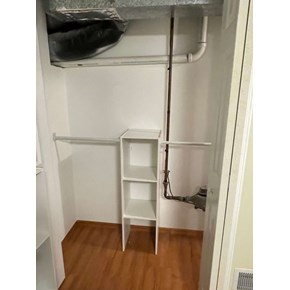 Ace Handyman Services of Lincoln Way installed a closet organizer before