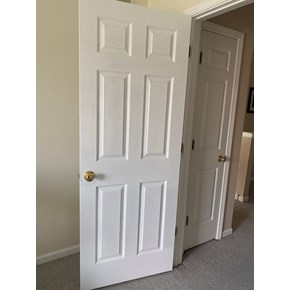 Ace Handyman Services of Lincoln Way installed and painted an interior door