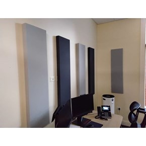 Ace Handyman Services of Lincoln Way hung acoustic panels
