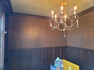 Ace Handyman Services of Lincoln Way office painting with texture 