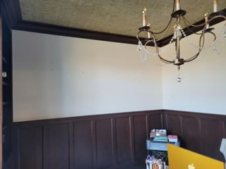Ace Handyman Services of Lincoln Way office painting with texture 