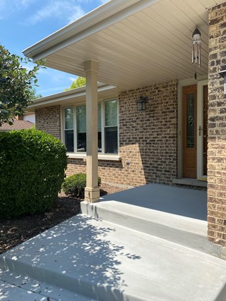 Ace Handyman Services installed a front porch column after