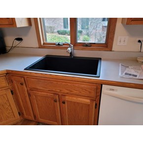 Ace Handyman Services of Lincoln Way replaced a kitchen and faucet 
