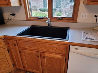 Ace Handyman Services of Lincoln Way Replaced kitchen sink and faucet after